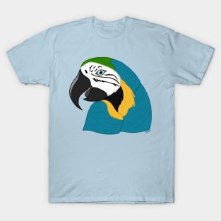 Blue Parrot/Macaw T-Shirt